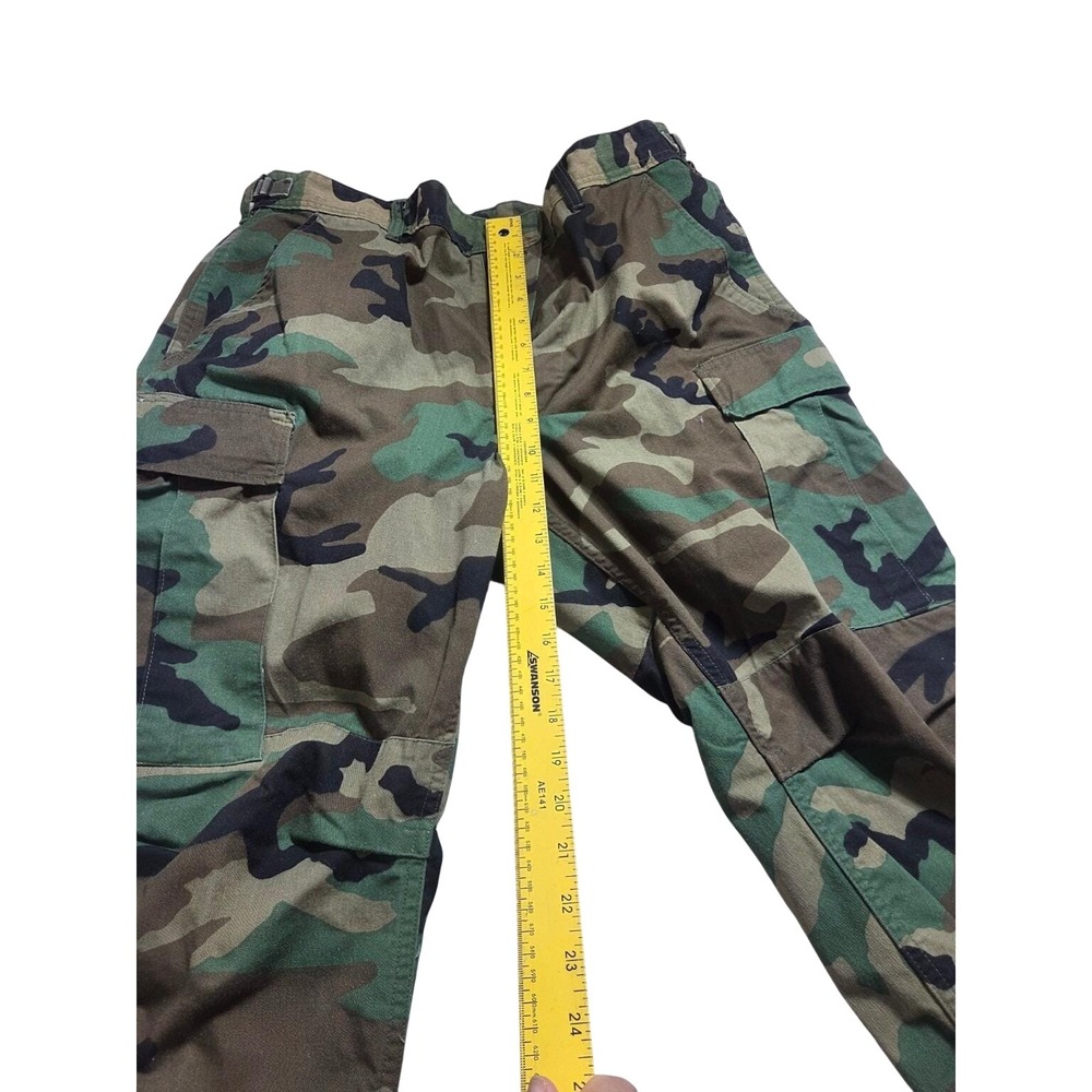 Vintage USGI M81 Woodland BDU Cargo Pants Medium Short 31-35 Military USA - Picture 2 of 6